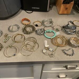 Chic Gold and Silver Bracelet Collection